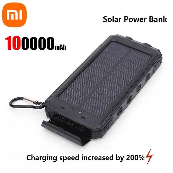 Xiaomi Solar Power Bank 200,000mAh – Fast Charge, Anywhere Power.