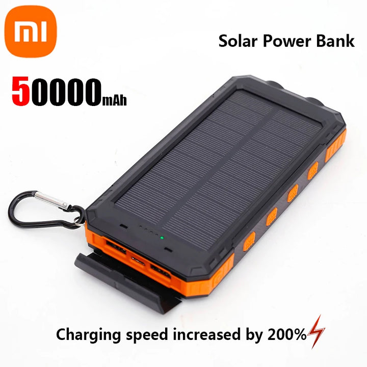Xiaomi Solar Power Bank 200,000mAh – Fast Charge, Anywhere Power.