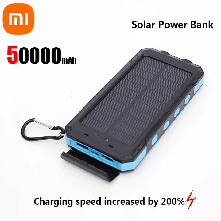Xiaomi Solar Power Bank 200,000mAh – Fast Charge, Anywhere Power.