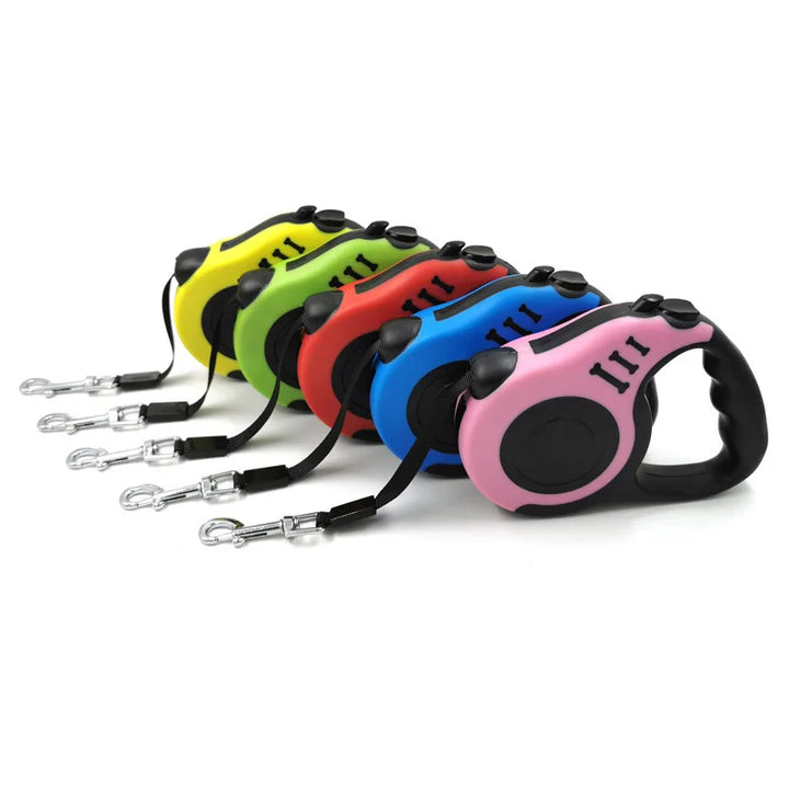 Retractable Dog Leash (3m/5m) – Strong & Flexible!