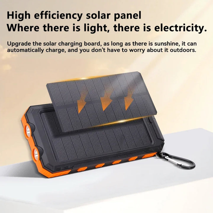 Xiaomi Solar Power Bank 200,000mAh – Fast Charge, Anywhere Power.