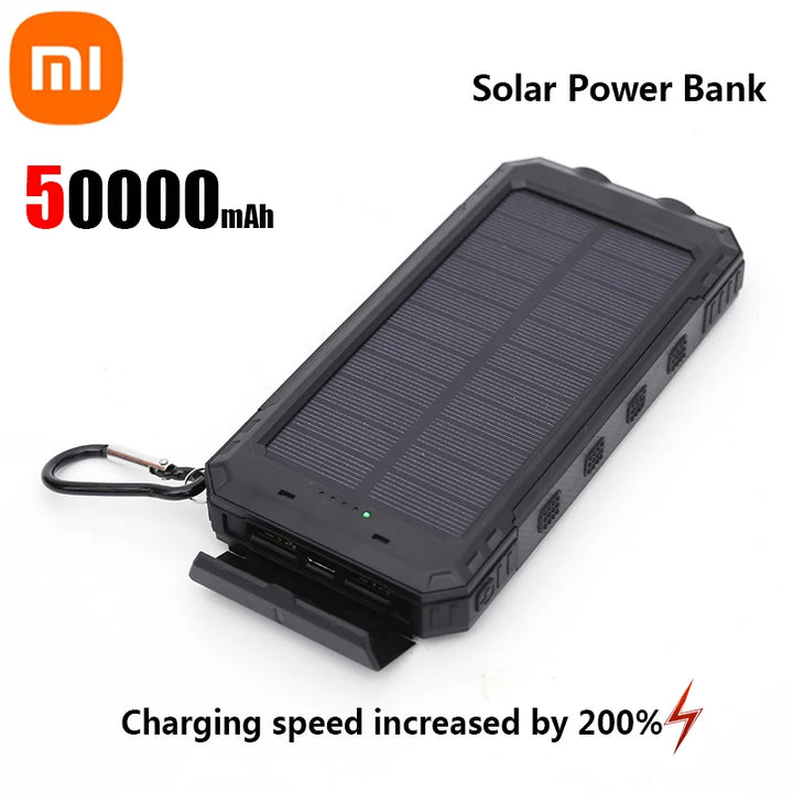 Xiaomi Solar Power Bank 200,000mAh – Fast Charge, Anywhere Power.