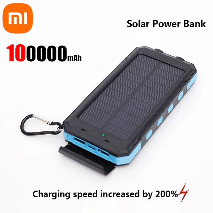 Xiaomi Solar Power Bank 200,000mAh – Fast Charge, Anywhere Power.