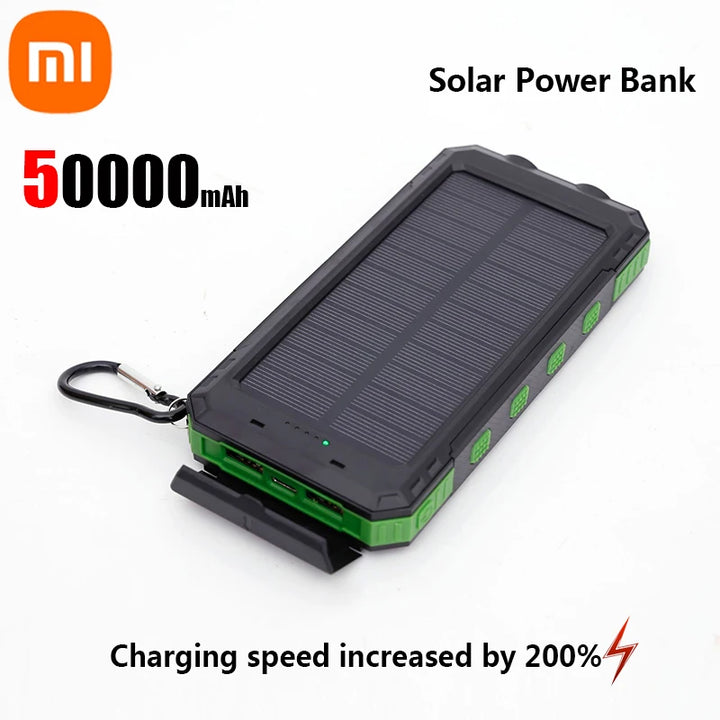 Xiaomi Solar Power Bank 200,000mAh – Fast Charge, Anywhere Power.